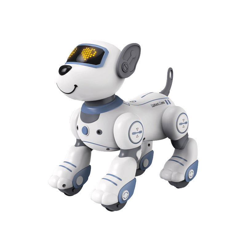 Los niños de juguete inteligente robot perro lindo perro mascota puede moverse y bailar perro electrónico mascota acompañar robot de juguete