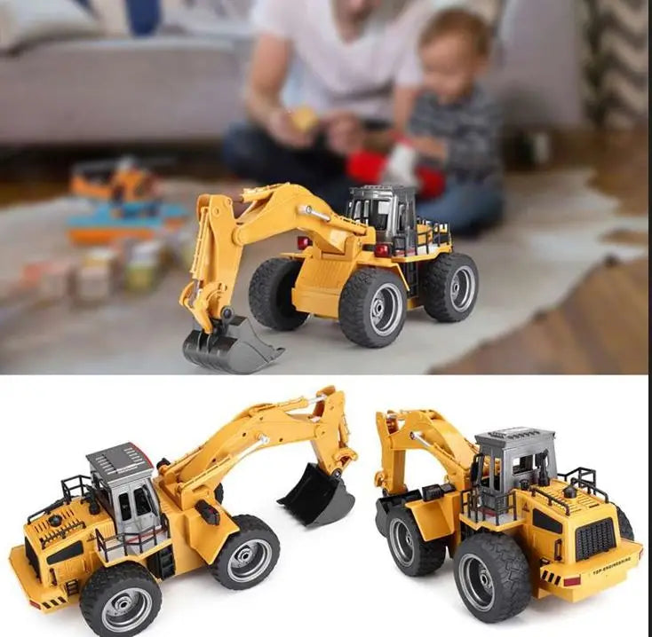 AZMS STORE - Mini Excavator 6 Toy Kids Construction Rec Metal Parts QUICK SHIPPING TO ALL BRAZIL