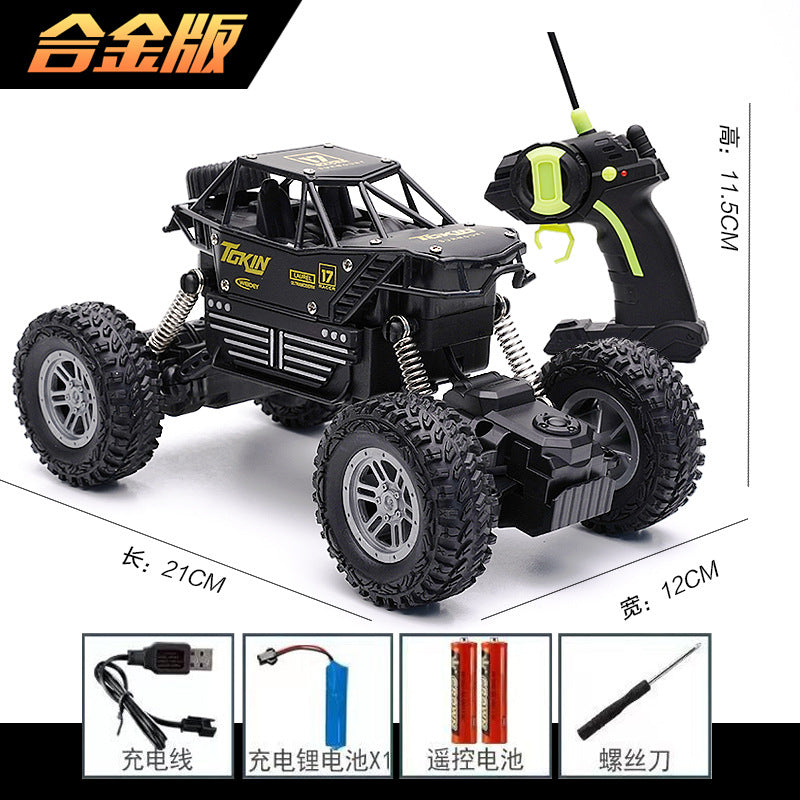 Carro de brinquedo off-road de controle remoto recarregável 4 drive liga escalada carro de controle remoto de alta velocidade para crianças meninos presente carro de brinquedo