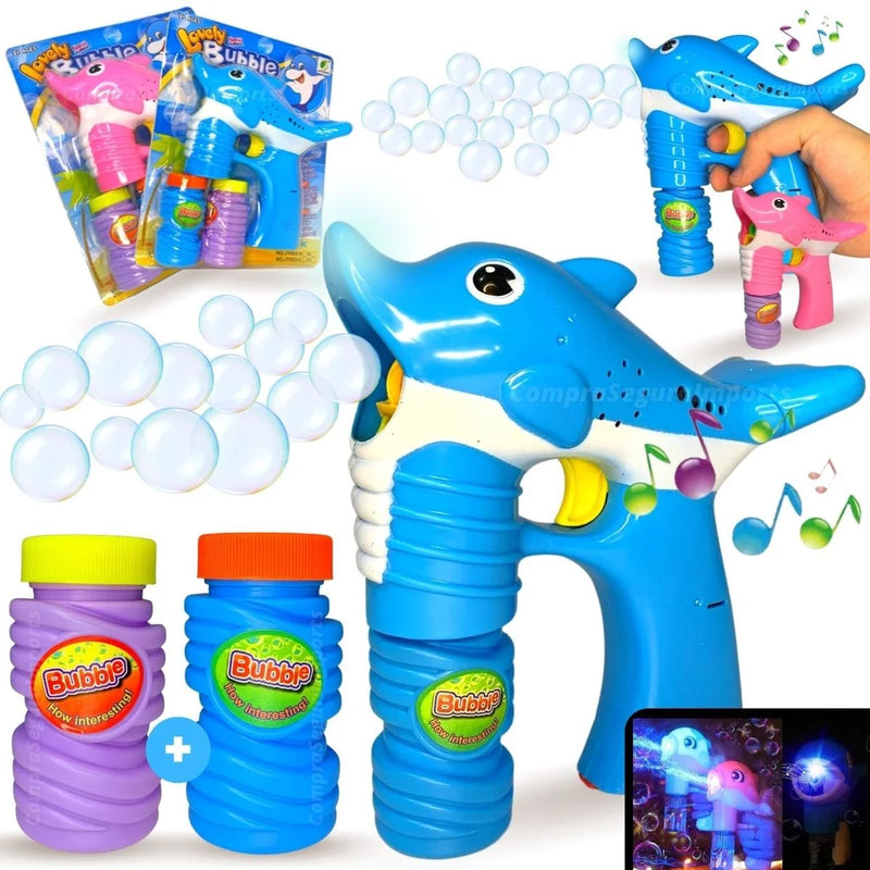 Toy Launches Soap Bubbles Boy Girl